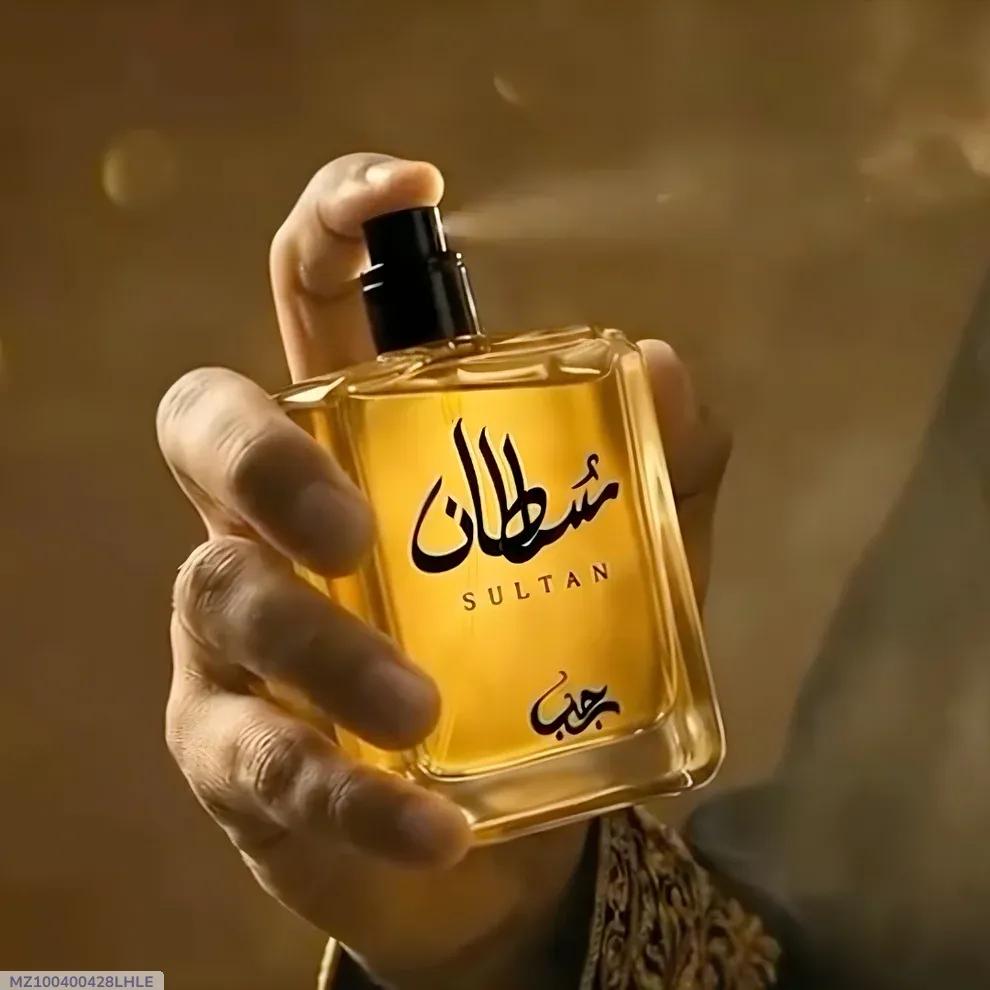 Sultan Zircon Citrus Perfume 50ml Men Yellow Glass Bottle