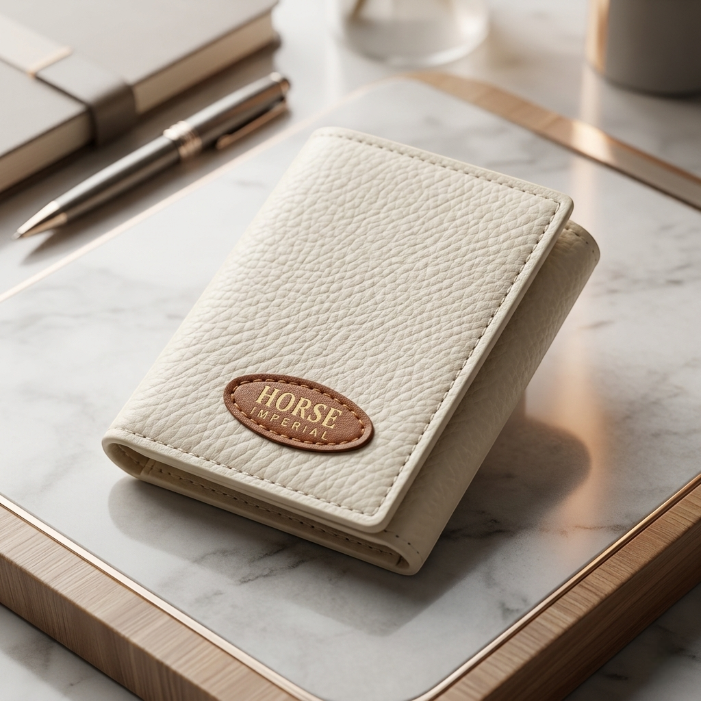 Unisex Leather Trifold Wallet – Zipper Pocket & 10 Card Slots