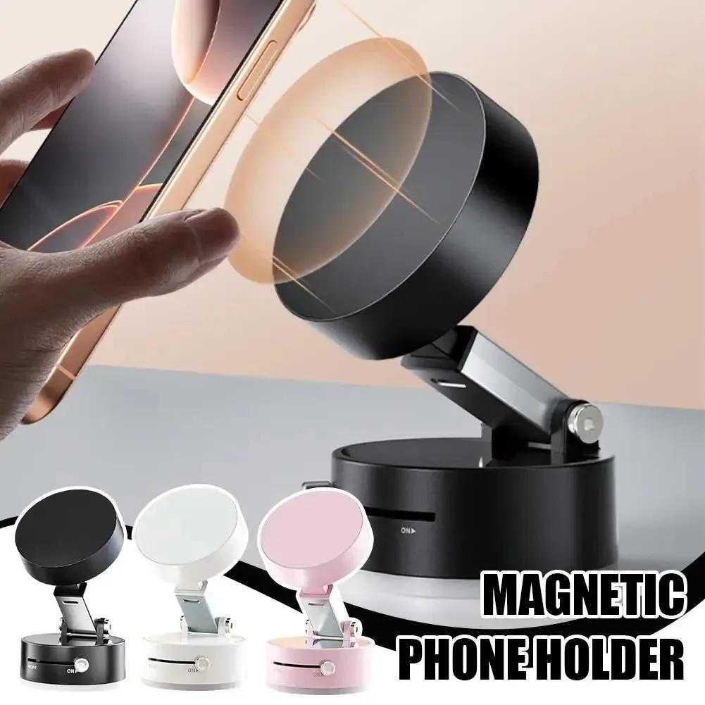 Phone Holder, Magnetic Phone Mount, Car Accessories, Vacuum Phone Mount, MagSafe Mount, Gym Phone Holder