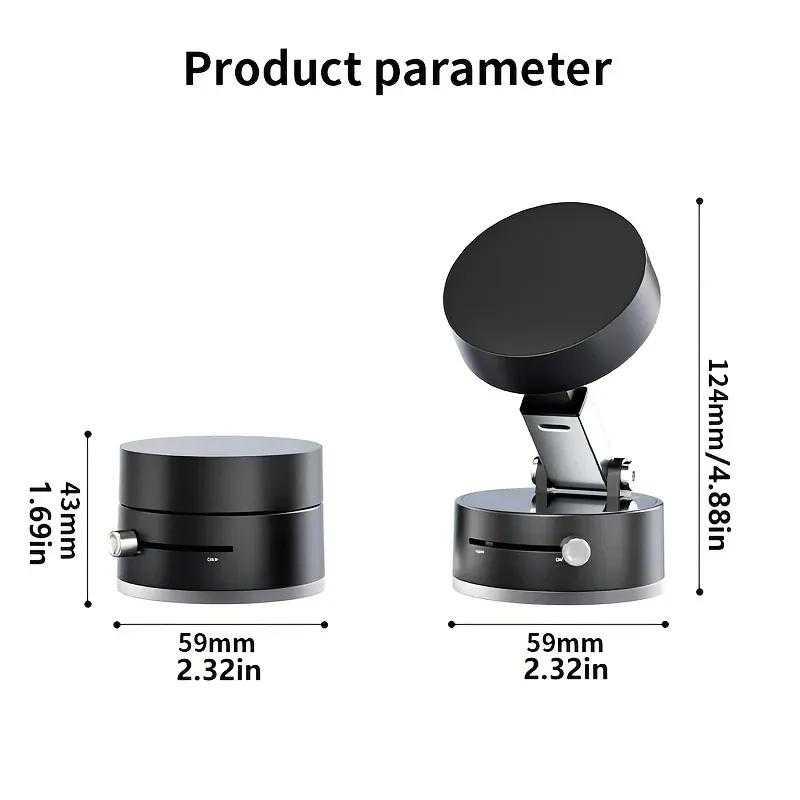 Phone Holder, Magnetic Phone Mount, Car Accessories, Vacuum Phone Mount, MagSafe Mount, Gym Phone Holder