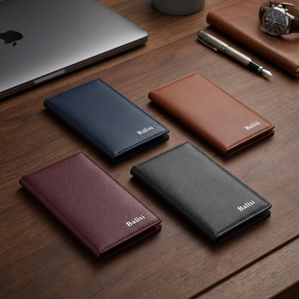 BALISI Slim Bifold Leather Wallet - 7 Card Slots | Feroz Choice