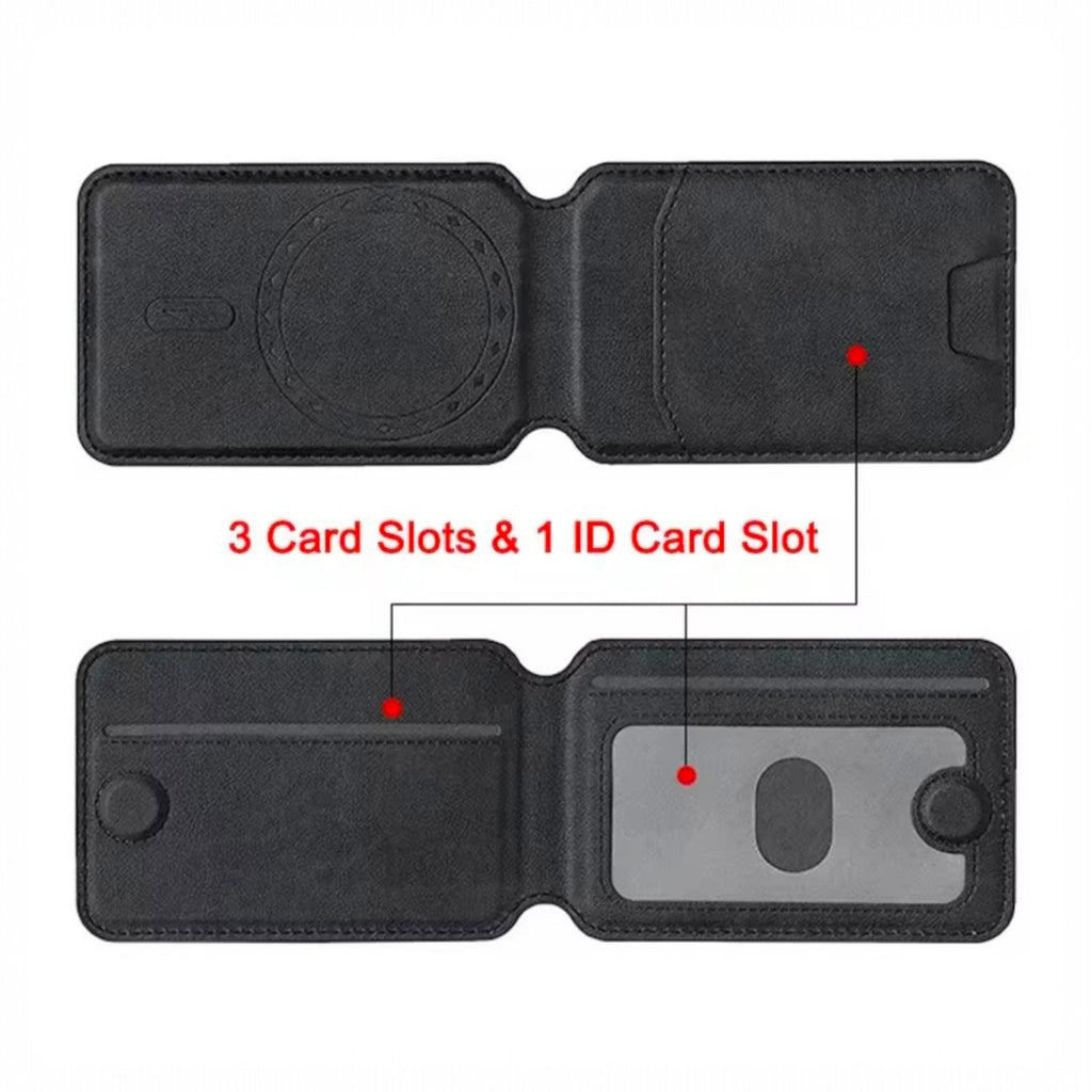 Mobile Magnetic Card Holder Wallet with Box – Slim Phone Wallet (Brown)