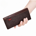 LB-522 Signature Series Long Wallet – Stylish Unisex Card & Cash Holder (Black)
