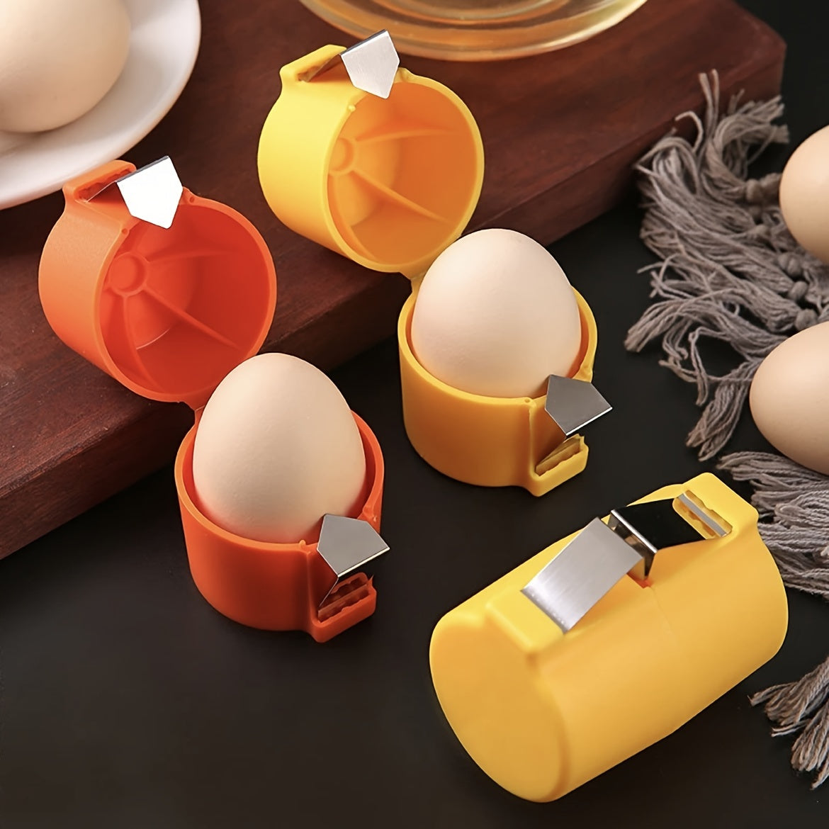 Easy Egg Cracker & Shell Cutter Tool