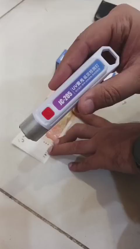 Money Detector, Fake Note Checker, UV Torch, Counterfeit Detector, Cash Checker, Shop Accessories