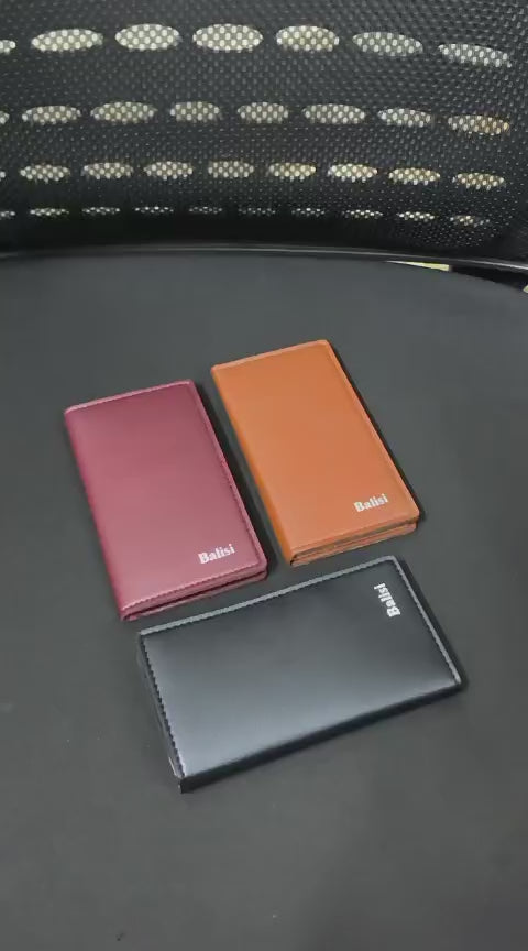 BALISI Slim Bifold Leather Wallet - 7 Card Slots | Feroz Choice